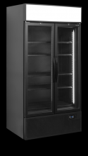 TEFCOLD FSC1000H BLACK Prosklená chladicí skříň  